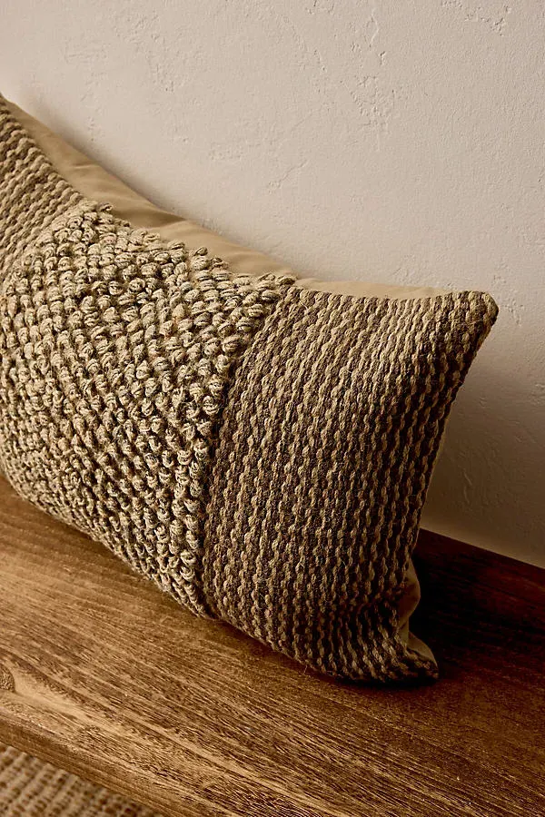 Paduna Cushion Cover - Brown, Cotton & Jute alternate view