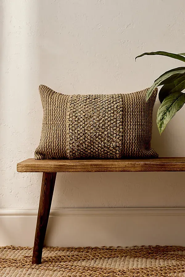 Paduna Cushion Cover - Brown, Cotton & Jute product