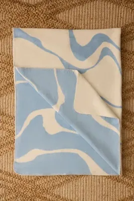 Felu Cotton Throw Blanket - Blue product