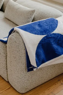 Tul Throw Blanket - Blue, Cotton Blend product