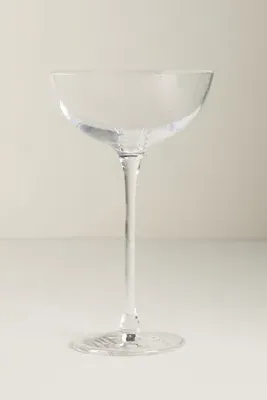 Hepburn Coupe Glasses Set of 2 - Crystal by Anthropologie, alternate view
