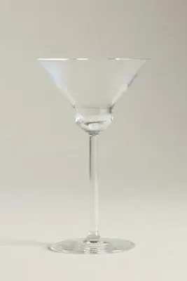 Rounded Martini Glasses Set of 2 - Clear, Crystal by Anthropologie, alternate view