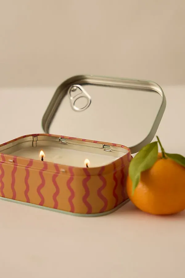 Bistro Citrus Spritz Tin Candle - Orange product