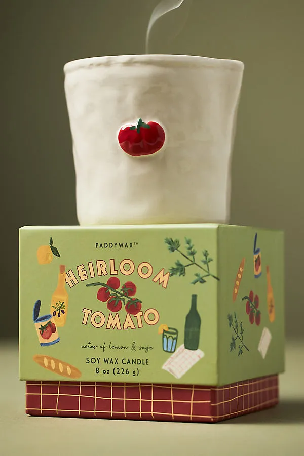 Bistro Gourmand Heirloom Tomato Ceramic Candle - Red product