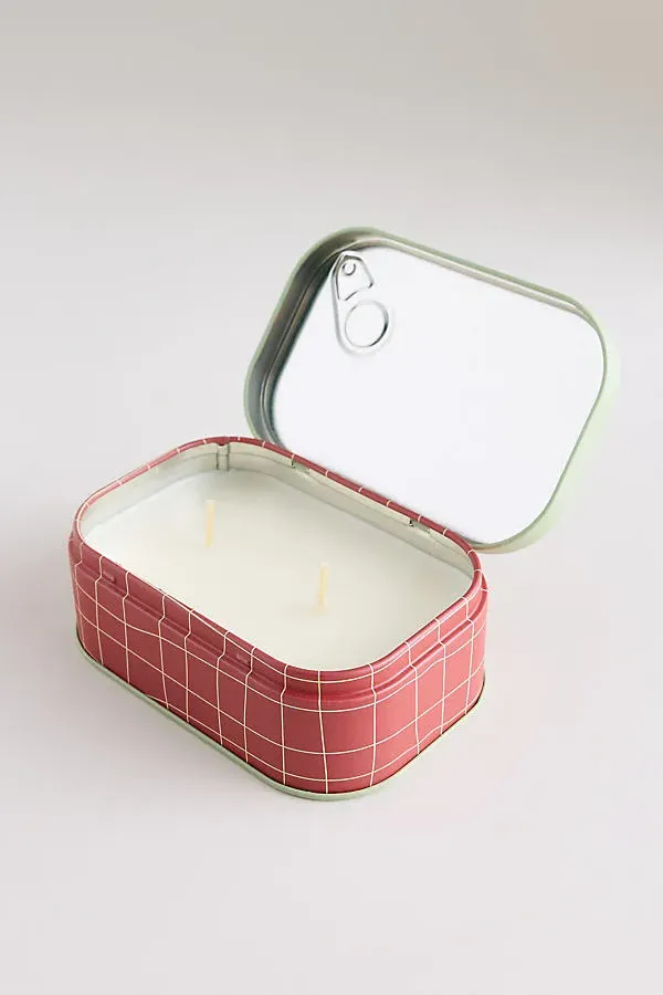 Bistro Heirloom Tomato Tin Candle - Green product
