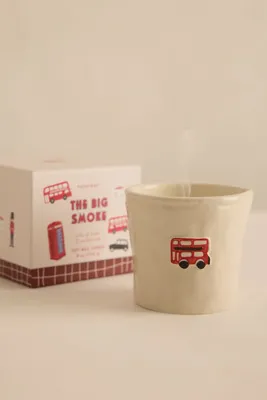 Bistro London Bus Ceramic Candle - Red product
