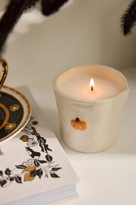 Bistro Pumpkin Spice Ceramic Candle - Orange by Anthropologie, image 2