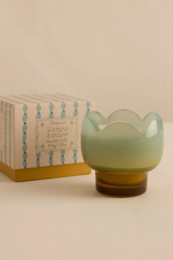 Tulip Wisteria & Willow Glass Candle - Blue product
