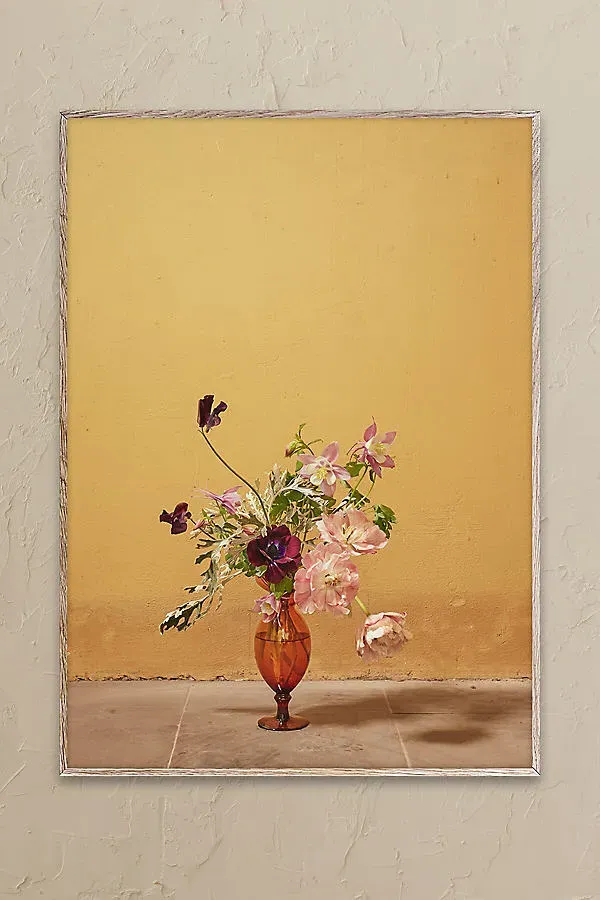 Blomst 02 Wall Art Print - Orange by Anthropologie
