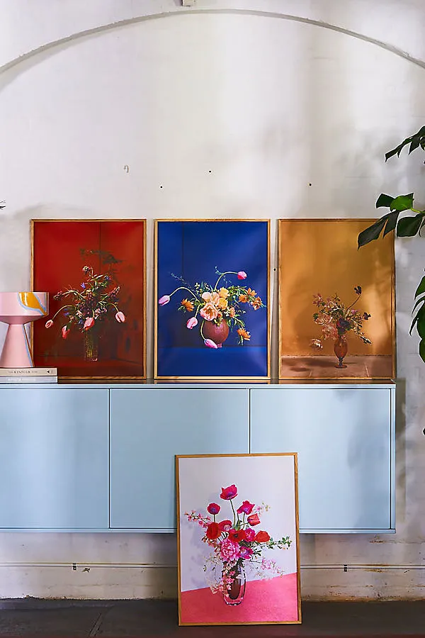 Blomst 04 Wall Art Print - Pink product