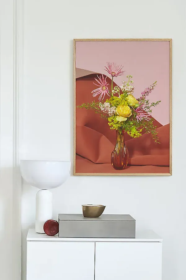 Blomst 07 Wall Art Print - Red product