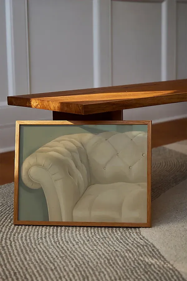 The Sofa Wall Art Print - Beige product