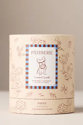 Anthropologie Gourmand Pâtisserie Cointreau Glass Candle - Beige product