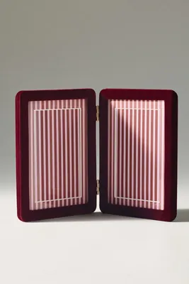Anthropologie Velvet Photo Frame - Purple, image 2