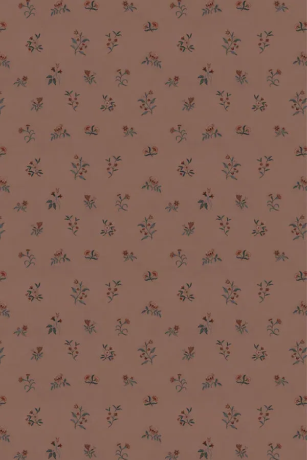 Lovers Bloom Sugar Honey Tiny Floral Wallpaper - Brown product