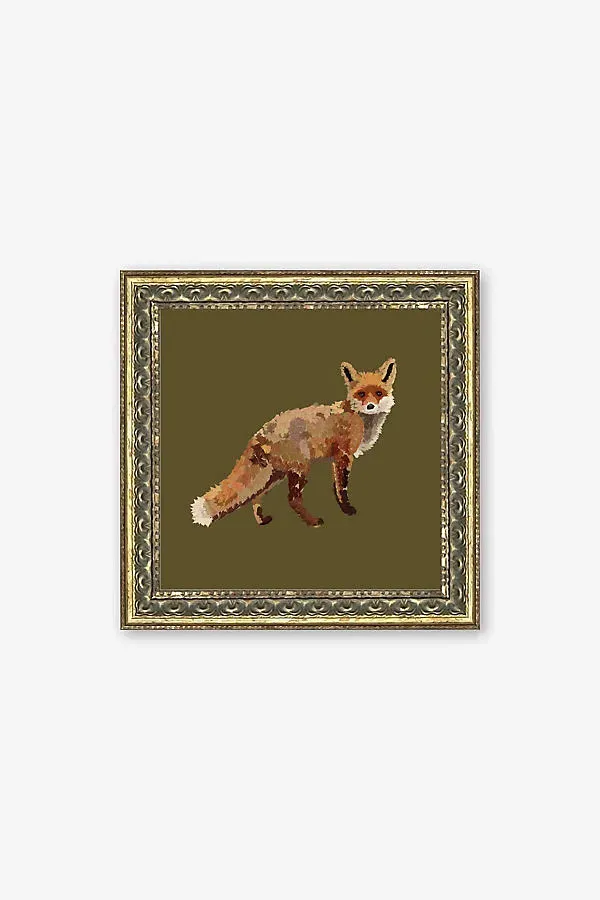 Fox Closeup Wall Art - Orange product