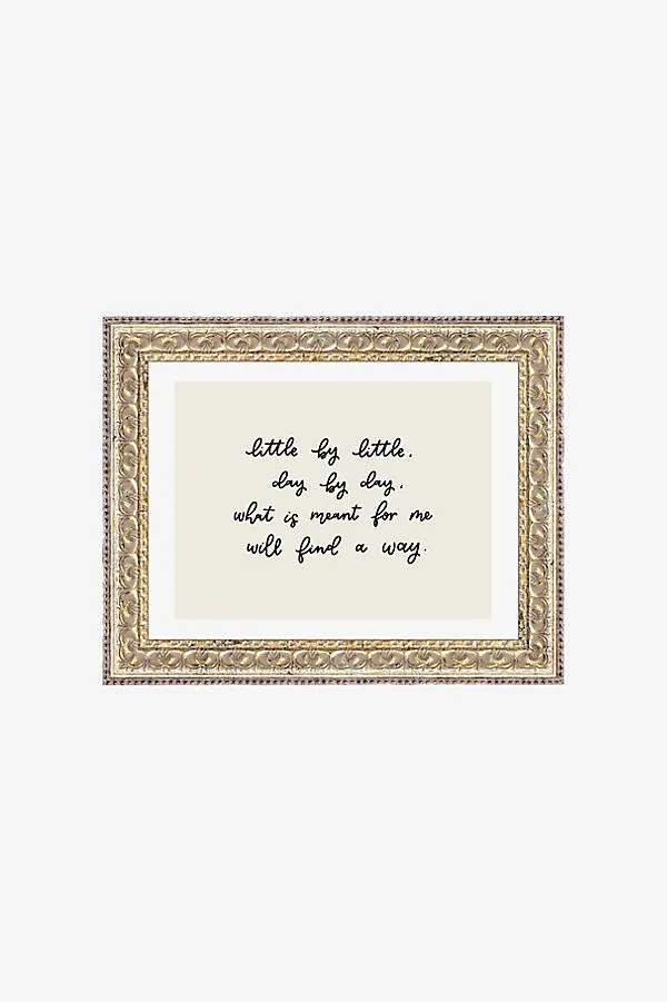 Little By Little Wall Art - Ivory, Recycled Polystyrene by Anthropologie