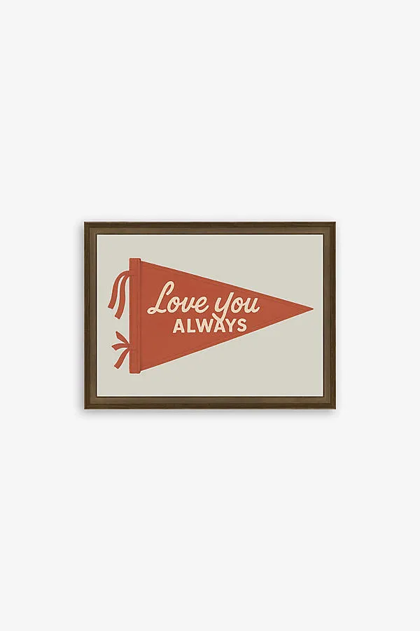 Love You Always Wall Art - Red product