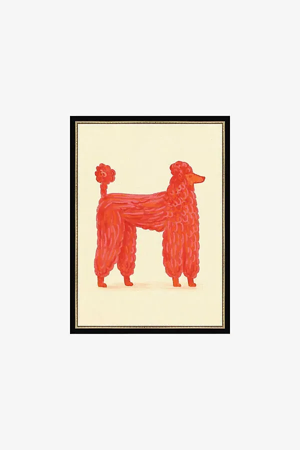 Parisian Poodle Wall Art - Recycled Polystyrene by Anthropologie