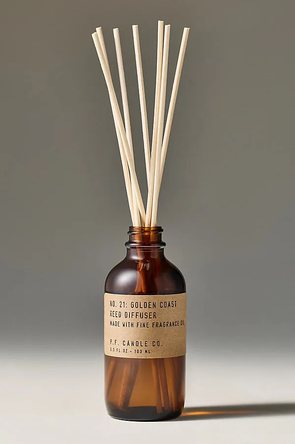 Golden Coast Glass Reed Diffuser - Fresh by Anthropologie