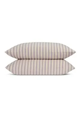 Linen Blend Pillowcases Set of 2 - Pink, Cotton/Linen by Anthropologie, image 2