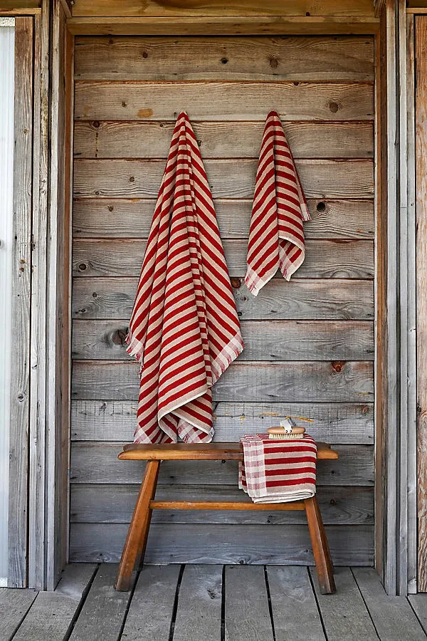 Pembroke Stripe Cotton Towel Collection by Anthropologie