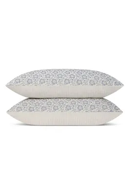 Posy Bud Standard Pillowcase Pair - Cotton, Linen by Anthropologie, alternate view