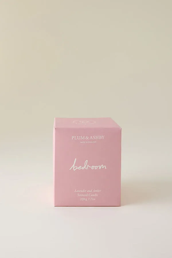Lavender & Amber Bedroom Candle - Pink product