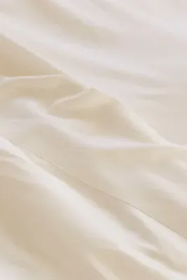 Bamboo Sateen Queen Size Sheet Set - Beige, Rayon product