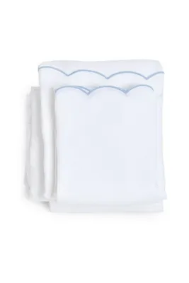 Kelly Standard Sheet Set - Blue, Linen by Anthropologie, image 2