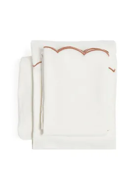 Kelly Standard Sheet Set - Brown, Linen by Anthropologie, image 2