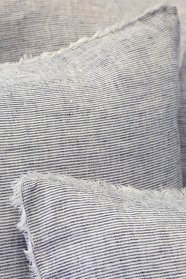 Logan Euro Sham - Blue, Linen product