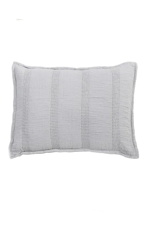 Nantucket Standard Sham - Grey, Cotton product