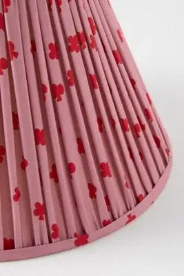 Empire Ruched Fabric Lampshade 12" - Pink product