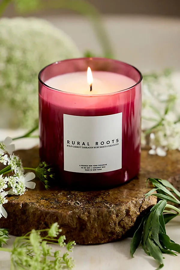 Poured New York Scented Candle - Soy-Coconut Wax, Cotton product