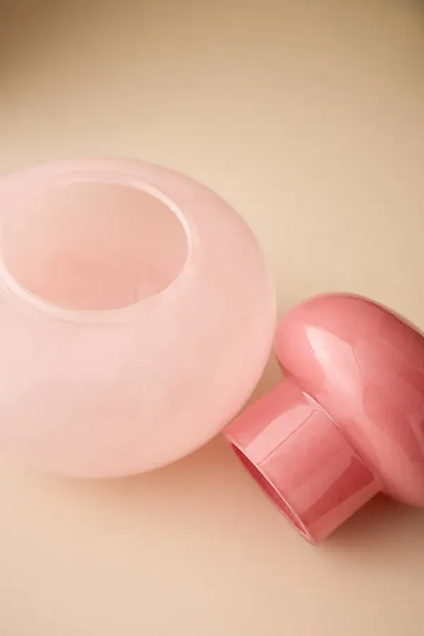Nuevo Dulce Glass Vase with Removable Lid alternate view