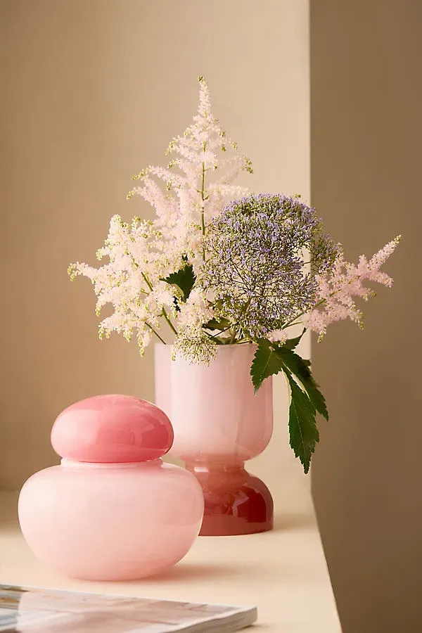 Nuevo Dulce Glass Vase with Removable Lid product