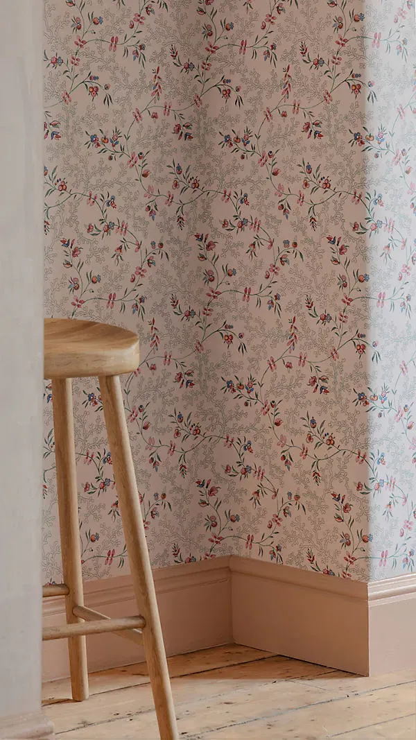 Print Sisters Coral Fauna Wallpaper - Ivory product