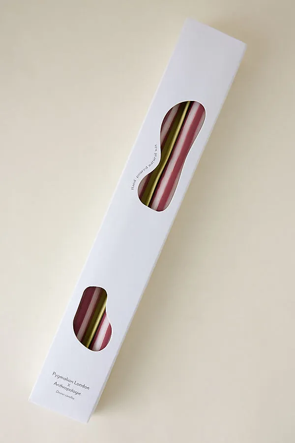Anthropologie Taper Candles Set of 2 - Purple, Natural Wax product