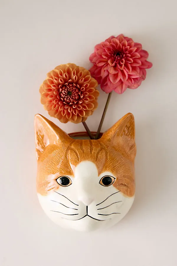 Squash Wall Vase - Stoneware by Anthropologie