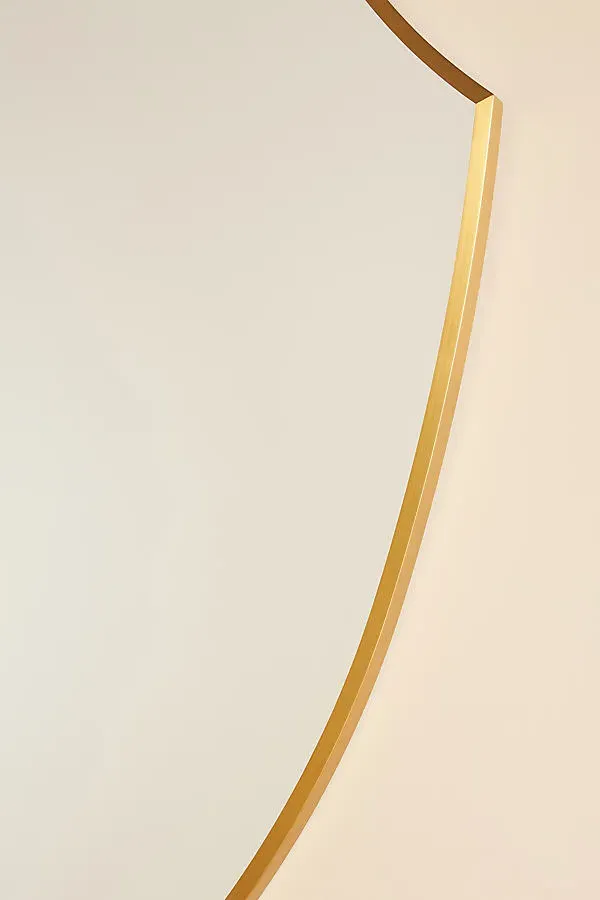 Crest Metal Mirror - Gold product