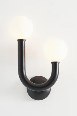 Happy Outdoor Sconce Wall Light - Black product