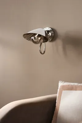 Keaton Sconce Wall Light - Silver, Metal product