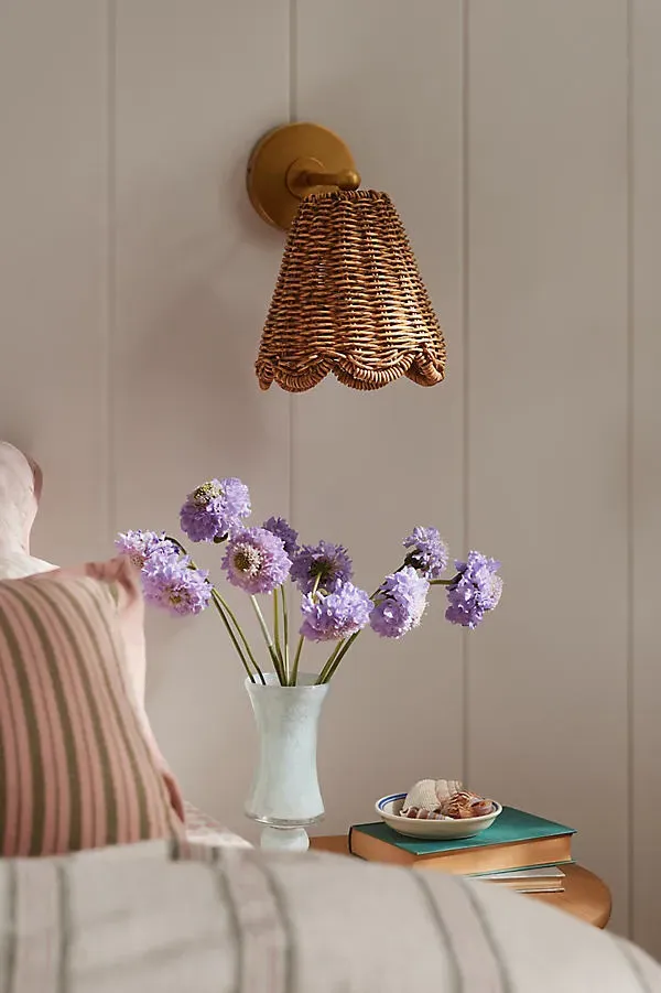 Kismet Woven Hanging Sconce - Yellow, Plastic product