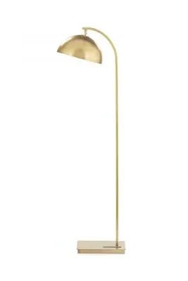 Otto Arching Swivel Metal Floor Lamp - Gold by Anthropologie, alternate view