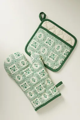 Artichoke Pot Holder - Green, Cotton product
