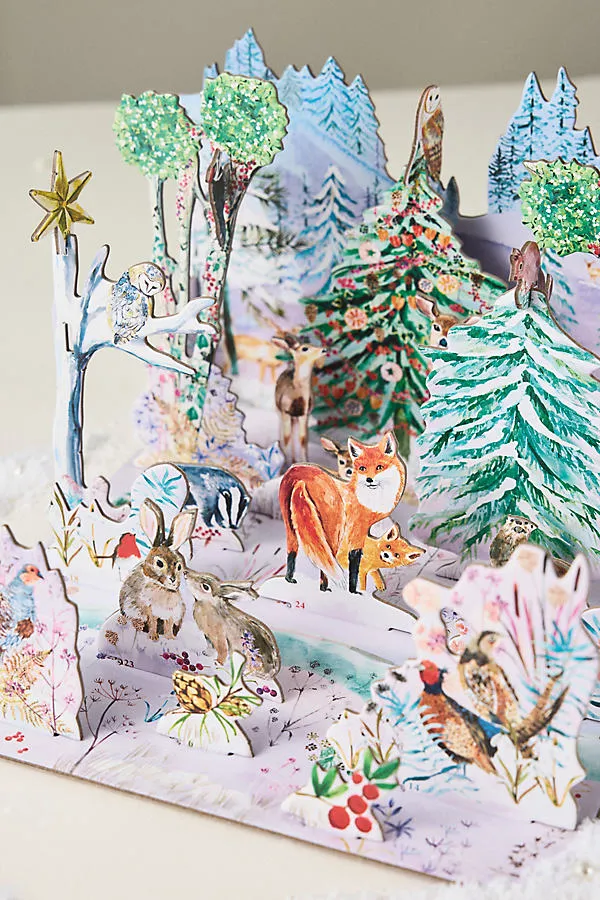 Pop & Slot 3D Advent Calendar - Blue by Anthropologie, image 2