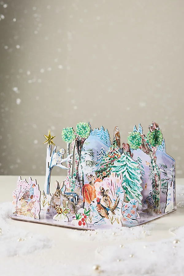 Pop & Slot 3D Advent Calendar - Blue by Anthropologie