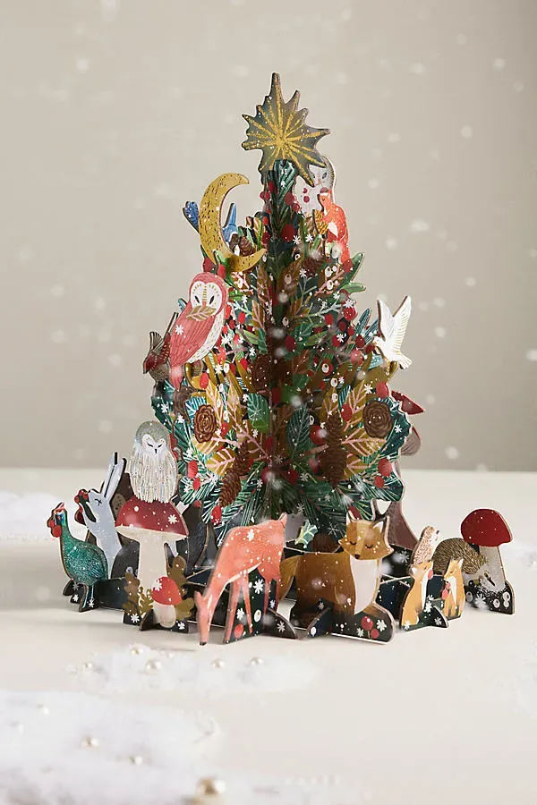 Pop & Slot 3D Advent Calendar - Green by Anthropologie