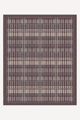 Adrienne Washable Plaid Tufted Rug - Polyester by Anthropologie, image 2